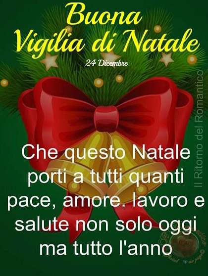 Buona Vigilia di Natale