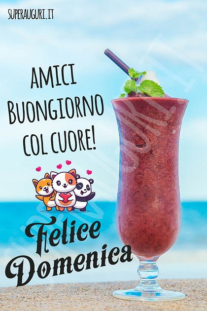 Amici Buongiorno col cuore! Felice domenica
