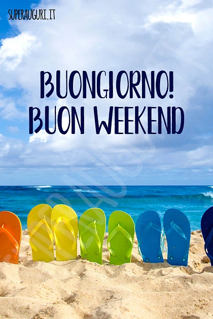 Buon Weekend estivo