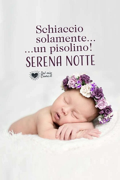Schiaccio solamente... un pisolino! Serena Notte