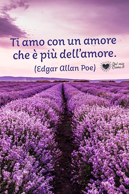Ti amo con un amore che è più dell’amore.