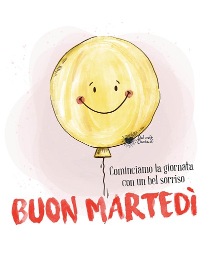 Cominciamo la giornata con un bel sorriso! Buon martedi