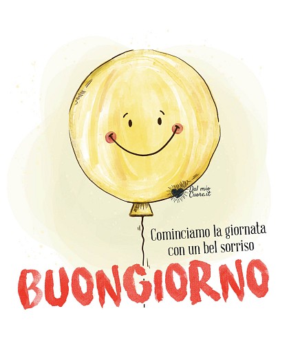 Cominciamo la giornata con un bel sorriso! Buongiorno