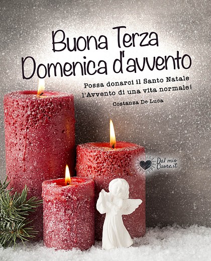 Possa donarci il Santo Natale l'Avvento di una vita normale! Buona Terza domenica d'Avvento