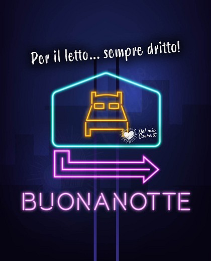 Per il letto sempre dritto! Buonanotte divertente