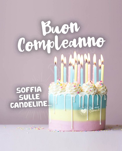 Soffia sulle candeline... Buon Compleanno