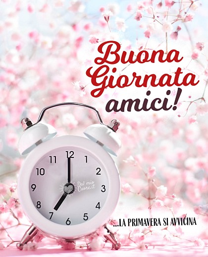 Buona giornata amici... la primavera si avvicina