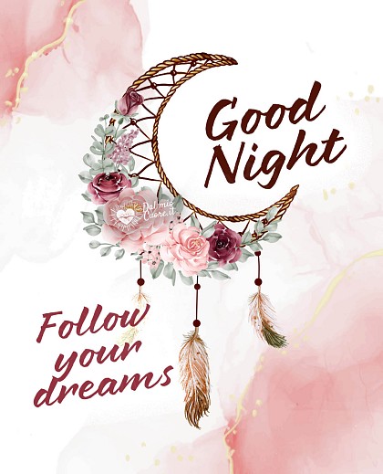 Follow your dreams. Good night