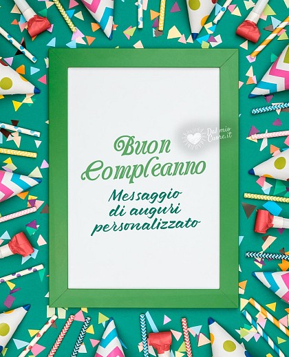 Messaggio di Buon compleanno personalizzato