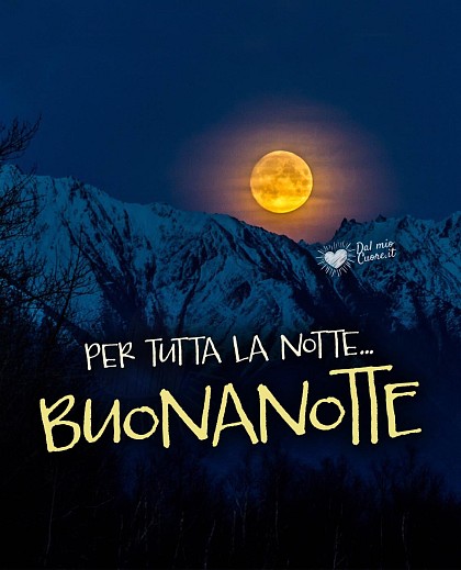 Per tutta la notte... buonanotte