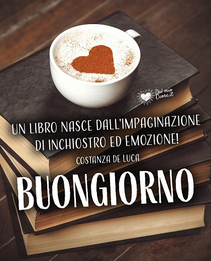 Un libro nasce dall'impaginazione di inchiostro ed emozione! Buongiorno