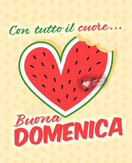 Con tutto il cuore... Buona Domenica