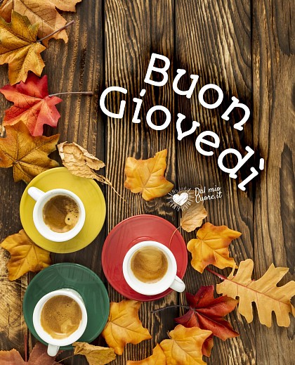Immagini buon giovedì autunnali