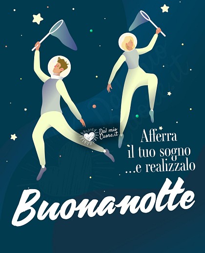 Afferra il tuo sogno e realizzalo. Buonanotte (Immagini)