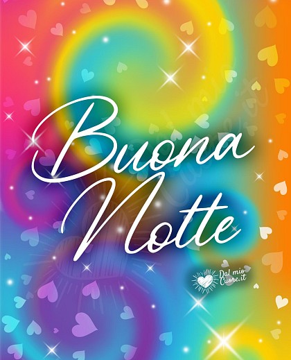 Buona Notte immagine colorata