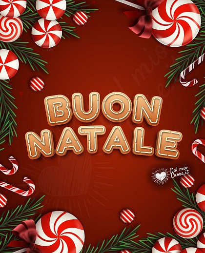 Buon Natale con dolciumi