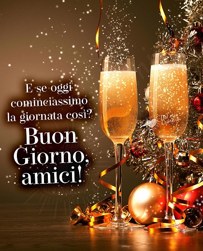 E se oggi cominciassimo la giornata così? Buon Giorno, amici!