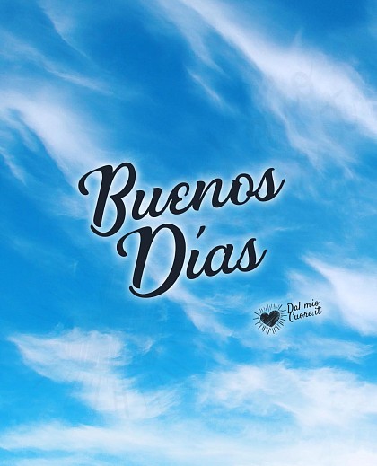 Buenos dìas con cielo