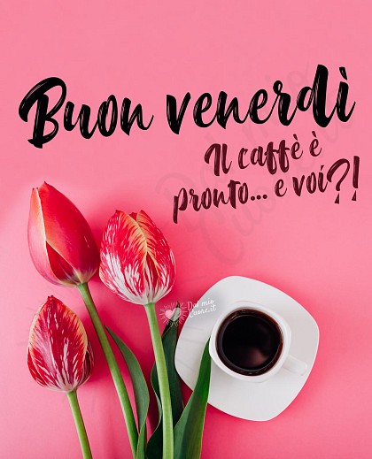 Buon venerdì. Il caffè è pronto e voi?!