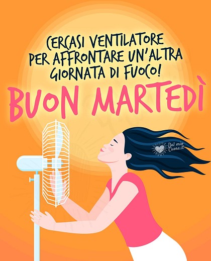 Buon martedì estivo simpatico
