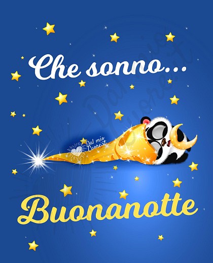 Che sonno... buonanotte