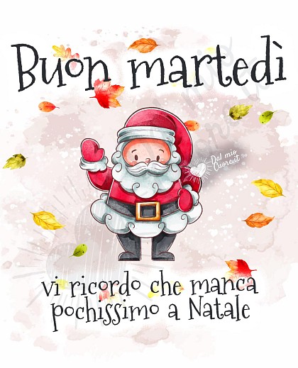 Buon Martedì divertente. vi ricordo che manca pochissimo a Natale