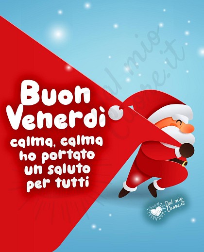 Buon venerdì natalizio divertente