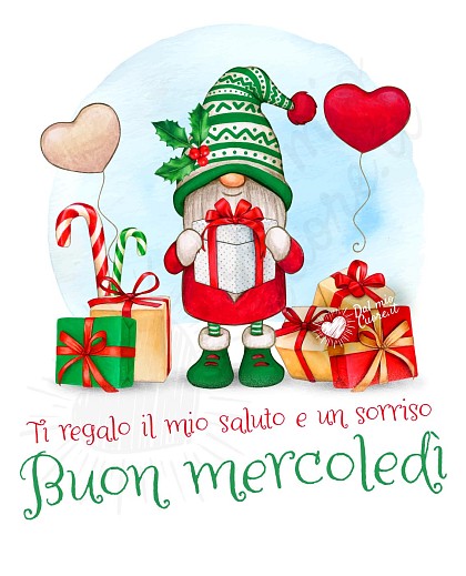 Ti regalo il mio saluto e un sorriso... buon mercoledì