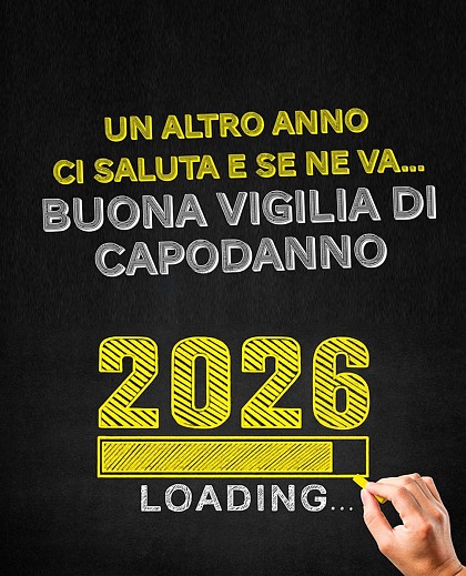 Un altro anno ci saluta e se ne va... Buona vigilia di capodanno