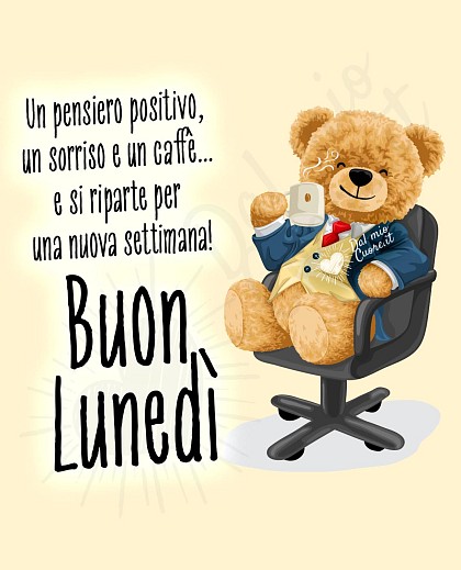 Un pensiero positivo, un sorriso e un caffè... e si riparte per una nuova settimana!