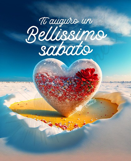 Ti auguro un bellissimo sabato