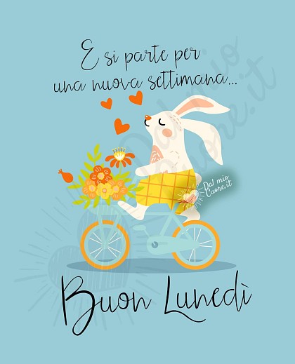 E si parte per una nuova settimana... Buon lunedì