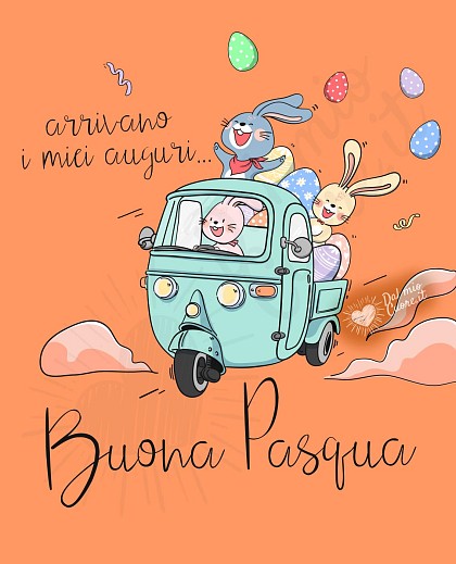 Arrivano i miei auguri... Buona Pasqua divertente