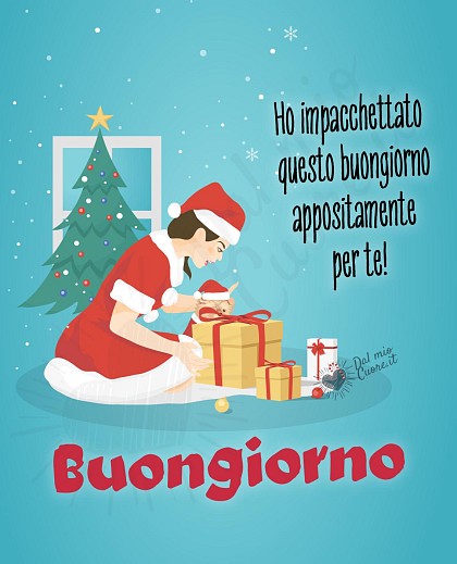 Ho impacchettato questo buongiorno appositamente per te!